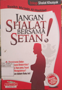 Image of Jangan Sholat Bersama Setan