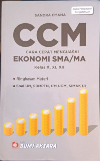 Image of CCM Cara Cepat Menguasai Ekonomi SMA/MA Kelas X, XI, XII